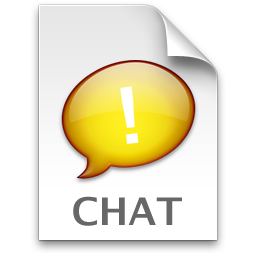 iChat Yellow Chat Icon 256x256 png